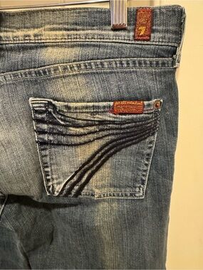 7FAMK DOJO Designer For All Man Kind Vintage Y2K 30 Jeans
